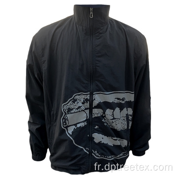 Impression personnalisée en nylon veste sportive Windbreaker